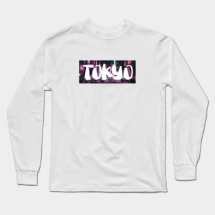 Tokyo City Night View Long Sleeve T-Shirt